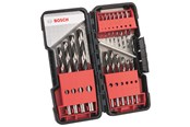Borr & Bits - Bosch HSS spiralborrbit med PointTeQ 18 stk ToughBox sats - 2608577350