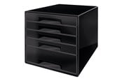 Skrivbordstillbehör - Leitz CUBE Lådbox med 5 lådor Svart - 52531095