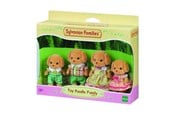 Docka, bamse och tillbehör - Sylvanian Families Toy Poodle Family / Dollhouse - 5054131052594