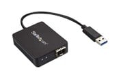 Nätverkskort (adaptrar osv.) - StarTech.com USB 3.0 to Fiber Optic Converter - Open SFP - netværksadapter - US1GA30SFP