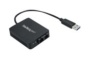 Nätverkskort (adaptrar osv.) - StarTech.com USB 3.0 to Fiber Optic Converter - 1000Base-SX SC - netværksadapter - US1GA30SXSC