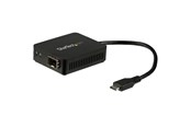 Nätverkskort (adaptrar osv.) - StarTech.com US1GC30SFP USB-C to Fiber Optic Converter - Open SFP - US1GC30SFP