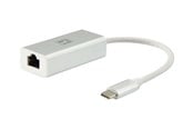 Nätverkskort (adaptrar osv.) - LevelOne USB-0402 USB-C to Gigabit Ethernet Network adapter - USB-0402