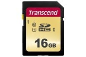 Flashram & USB Flash Drives - Transcend 500S SDHC UHS-1 - 16GB - TS16GSDC500S