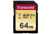 Flashram & USB Flash Drives - Transcend 500S SDXC UHS-3 - 64GB - TS64GSDC500S