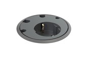 Nätverks tillbehör - Forming Function Powerdot 11 | 1 socket type F | 4 cable grommet | adjustable height | black (Previous PartID 935-PD11) - 9358001109