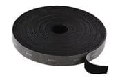 Kabel sleeve - Deltaco Velcrobånd - 5m - Black - CM2005S