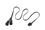 Chassi, tillbehör - Phanteks Digital RGB LED Extension 3-pin Y-splitter cable - PH-CB-DRGB3P