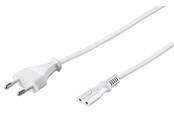 Strömkabel (extern) - Pro Strömkabel C7 (2 pins) - Vit - 5m - Rakt - 4040849939884