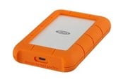 Hårddisk - extern - LaCie Rugged USB-C - Extern Hårddisk - 2TB - Orange - STFR2000800