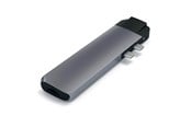 Dockning - Satechi Aluminum Type-C Pro Hub With Ethernet - USB-C - 87W PD - 1GbE - ST-TCPHEM