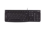 Tangentbord - Logitech K120 Corded Keyboard - FR - Tangentbord - Fransk - Svart - 920-002488
