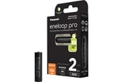 Battery - Panasonic eneloop pro BK-4HCDE/2BE battery - 2 x AAA - NiMH - BK-4HCDE/2BE