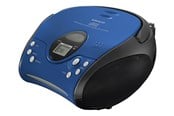 DAB, Nätverk & Klockradio - Lenco SCD-24 portable FM radio/CD player - Blue/Black - FM - Stereo - Blue - Lenco SCD-24 BLUE