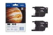 Skrivartillbehör-bläck-toner - Brother LC1240BKBP2 / LC1240BKBP2 2-Pack Black Ink - LC1240BKBP2