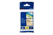 Papper, Fotopapper & Etiketter - Brother TZe PR831 - Black print on premium glitter gold - Roll (1.2 cm x 8 m) - TZEPR831