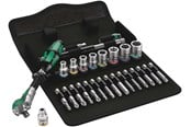 Verktyg - Wera 8100 SA 9 Zyklop Speed Ratchet Set 1/4" drive imperial 28 pieces - 5004019001