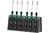 Handverktyg - Wera 2069/6 Elektroniker-Schraubendrehersatz + Rack - 5118158001