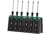 Verktyg - Wera 2067/6 TORX® BO Screwdriver set and rack for electronic applications 6 pieces - 5118154001