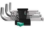 Handverktyg  - Wera l-key set 950 pks/9 sm n metric chrome-plated 9 pieces - 5133163001