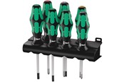Handverktyg - Wera 335/350/367/7 rack screwdriver set kraftform plus lasertip a - 5320540001