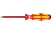 Handverktyg - Wera 165 i PZ VDE Insulated screwdriver for Pozidriv screws. PZ 0 x 80 mm - 05006160001