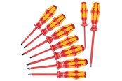 Handverktyg  - Wera 160 i/162 i/167 i/9 screwdriver set kraftform plus series 100 9 pieces - 05133355001