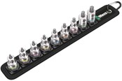 Verktyg - Wera Belt A 3 TORX® HF Zyklop bit socket set with holding function 1/4" drive 9 pieces - 5003882001