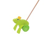 Babyleksaker - Goki Push Figure Frog King - 54938