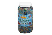 Kreativa spel - Hama Ironing beads in Pot-Glittermix 13.000pcs. - 211-54