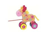 Träleksaker - Goki Pull Animal Horse - 54944