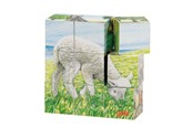 Pusselspel - Goki Wooden Block Puzzle Farm Trä - 57607