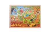 Pusselspel - Goki Wooden Puzzle - Life in the Garden Trä - 57743