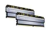 RAM - G.Skill Sniper X DDR4-2666 - 16GB - CL19 - Dual Channel (2 pcs) - Intel XMP - Silver - F4-2666C19D-16GSXK