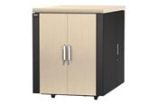 Rack chassis - APC NetShelter CX Secure Soundproof Server Room in a Box Enclosure - Shock Packaging - AR4018SP