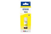 Skrivartillbehör-bläck-toner - Epson EcoTank 104 - Yellow Ink - C13T00P440
