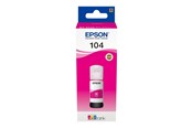 Skrivartillbehör-bläck-toner - Epson EcoTank 104 - Magenta Ink - C13T00P340