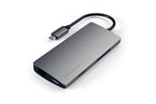 Dockning - Satechi Aluminum Multi-Port Adapter V2 - USB-C - 3-Port USB-A - 1× HDMI - 1GbE - ST-TCMA2M