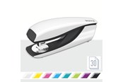 Hålslag- & Häftmaskiner - Leitz Häftapparat  WOW 5502 Metall 30 ark Vit - 55021001