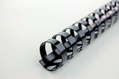 Skrivartillbehör-bläck-toner - GBC Plastspiral CombBind 6mm A4 21R Svart Svart - 4028173