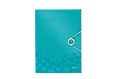 Mappar och Skrivplattor - Leitz 3-klaffmapp  WOW PP A4 Isblå - 45990051