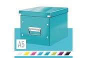 Arkivering & Förvaring - Leitz Förvaringslåda Click & Store  WOW Cube Medium Isblå - 61090051