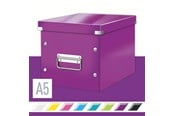 Arkivering & Förvaring - Leitz Förvaringslåda Click & Store WOW Cube Medium Lila - 61090062