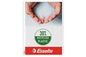 Fickor, Omslag & Register - Esselte Quality Plastfickor A4 Vänsteröppnad, 30 % pre-consumer återvunnen plast, 100-pack - 56143