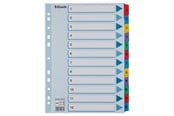 Fickor, Omslag & Register - Esselte Register Mylar A4/1-12 multifärgat - 100162