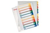 Fickor, Omslag & Register - Esselte Projektregister PP 1-10 A4+ Easyprint - 100213