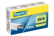 Hålslag- & Häftmaskiner - Rapid Häftklammer Standard 26/6 gal.1000 - 24861300