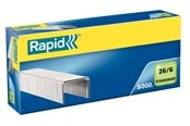 Hålslag- & Häftmaskiner - Rapid Häftklammer Standard 26/6 gal.5000 - 24861800