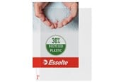Fickor, Omslag & Register - Esselte Premium Plastfickor A4, Öppning upptill och vänster, 30% återvunnen pre-consumer plast, 100-pack - 56193