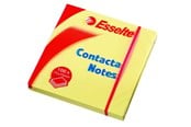 Block och Anteckningsböcker - Esselte Contacta Notes 75x75mm gul 12 - 83003